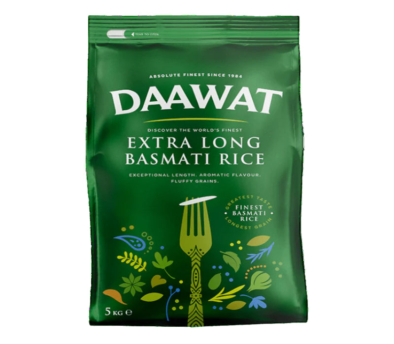 Daawat Extra Long Basmati Rice – authentic Indian rice