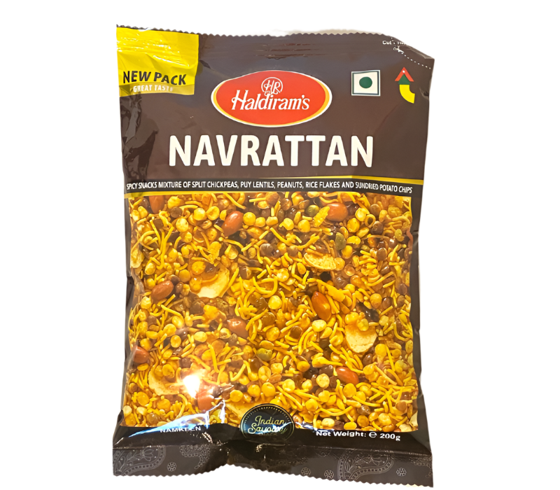 HALDIRAM Navrattan Mix – 200g | Spicy Indian Namkeen Snack