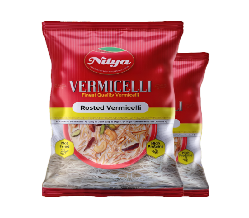 Roasted vermicelli 200g pack – pre-roasted wheat noodles for Indian sweets like kheer and savory upma