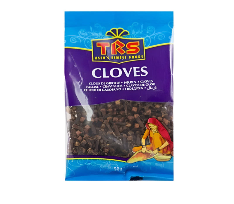 TRS long cloves 50g – strong and aromatic spice for biryani, Indian curries, chai, and festive cooking