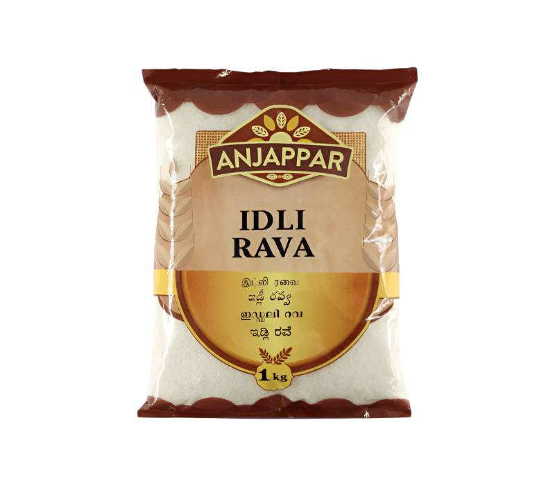 Anjappar Idli Rava 1kg – Premium Rice Rava for Soft South Indian Idlis | AnuHita Groceries