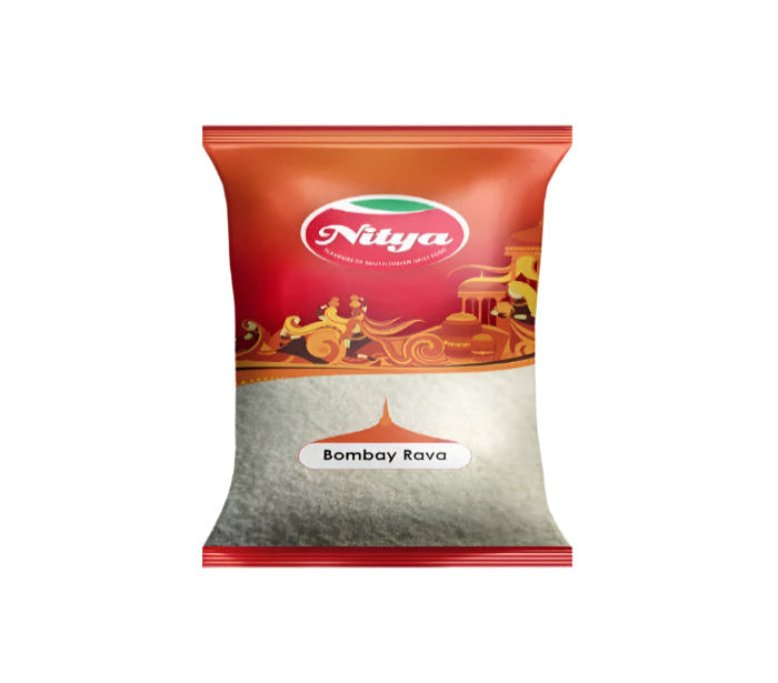 Nitya Bombay Rava – premium quality semolina, ideal for making traditional Indian dishes like upma, khichdi, and sweets, available in Germany for authentic home cooking