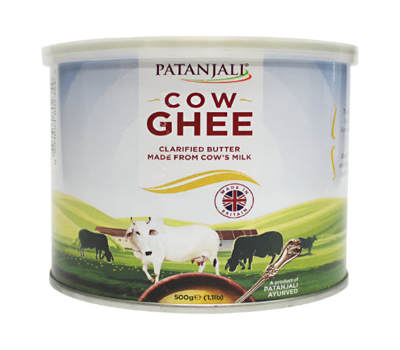 Patanjali cow ghee – pure desi ghee made from cow’s milk, ideal for traditional Indian cooking and rituals