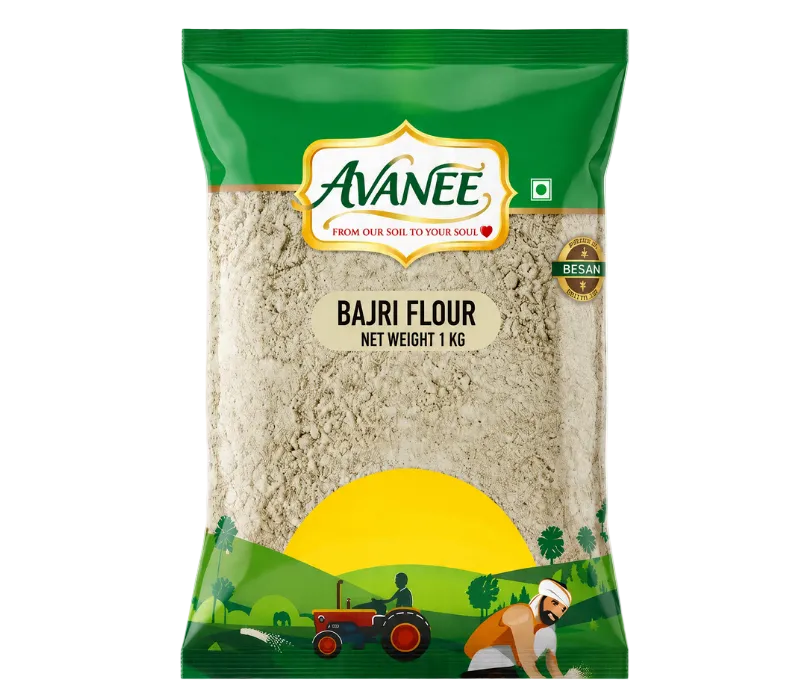 AVANEE Pure Bajri Flour 1 KG Pearl Millet Atta package