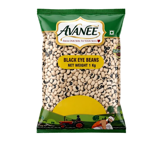 AVANEE Premium Black Eye Beans 1 KG Lobiya package