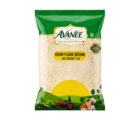 AVANEE Pure Gram Flour 1 KG Besan package
