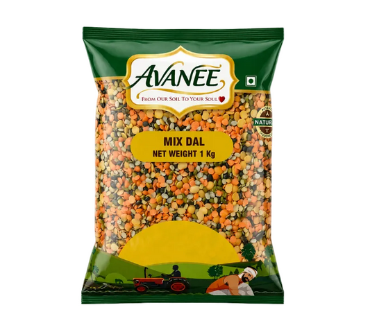 AVANEE Premium Mix Dal 1 KG Panchratna 5-Lentil Blend package