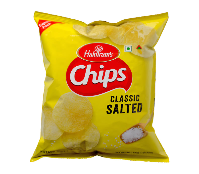 Haldiram’s Classic Salted Chips 120g – Crispy Potato Snack | AnuHita Groceries