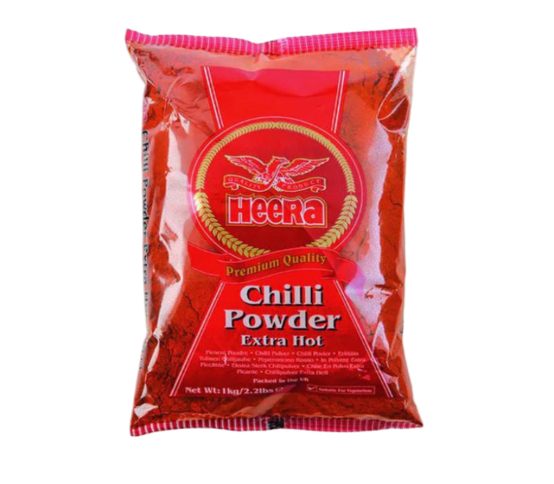 Heera Extra Hot Chilli Powder 1kg pack – premium quality spice