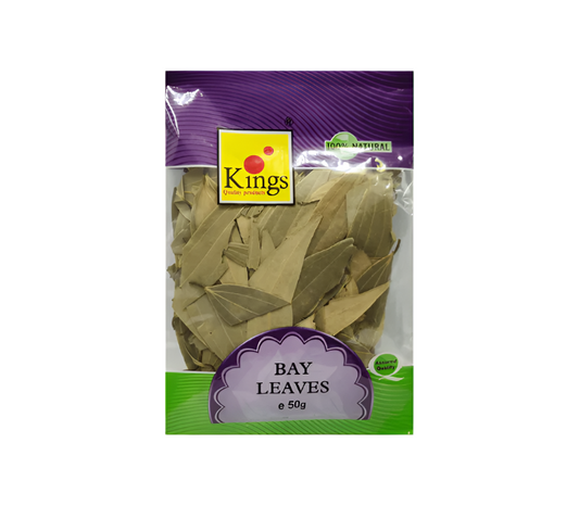 alt="Kings Bay Leaves 50g – Premium Indian Tej Patta for cooking from AnuHita Groceries Germany"