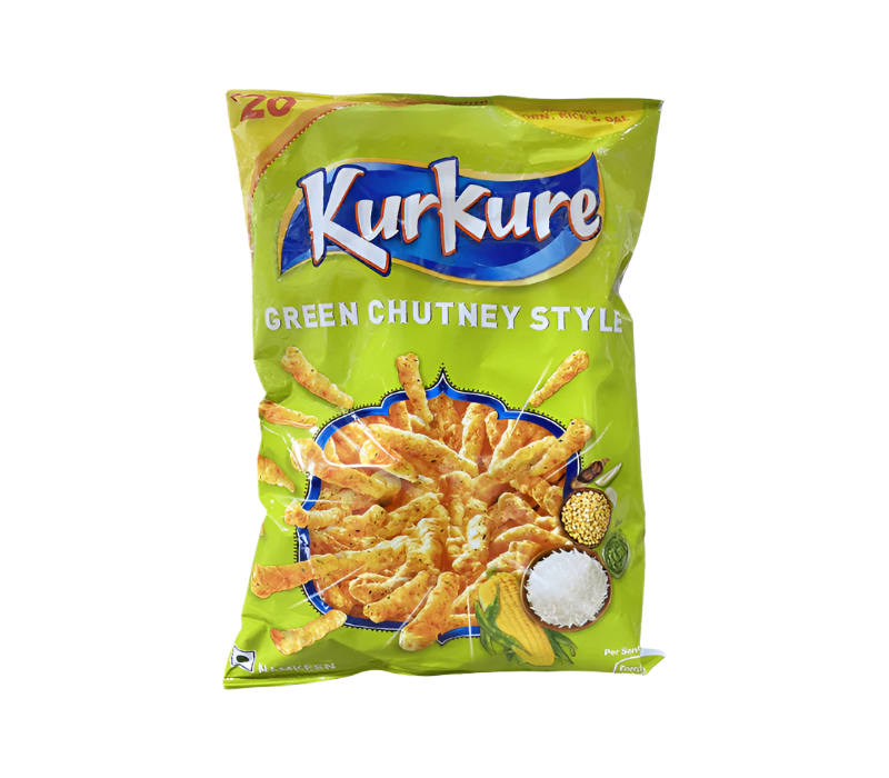 Kurkure Green Chutney Style 70g – Spicy and Tangy Crunchy Indian Snack | AnuHita Groceries
