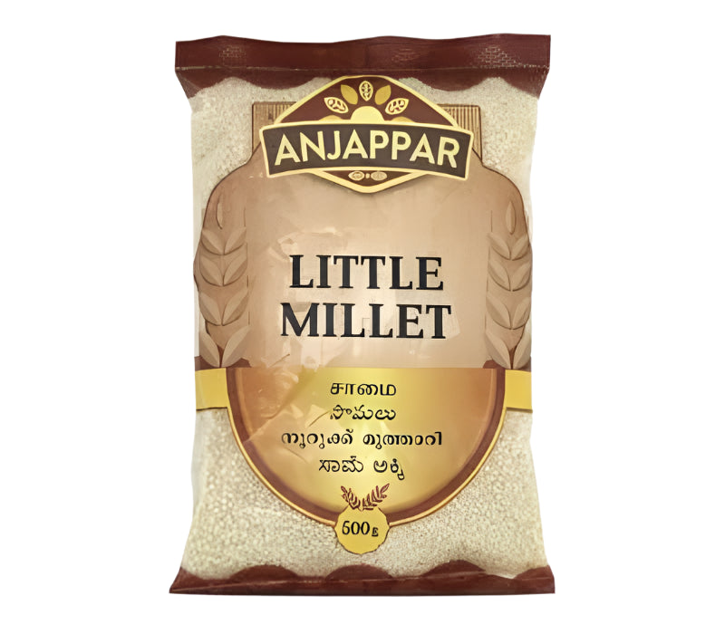ANJAPPAR Samai – Little Millet (500g) | Kutki, Samalu, Same, Chama – Gluten-Free Ancient Grain for Diabetic-Friendly & Healthy Cooking