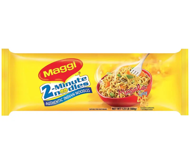 Maggi instant noodles 560g family pack – classic masala flavor quick meal ready in 2 minutes