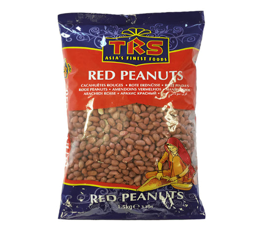 TRS red peanuts – crunchy and roasted red peanuts for snacking, adding to curries, and chutneys