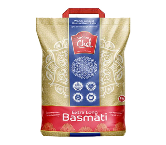 Premium Indian Chef extra long basmati rice for authentic Indian dishes