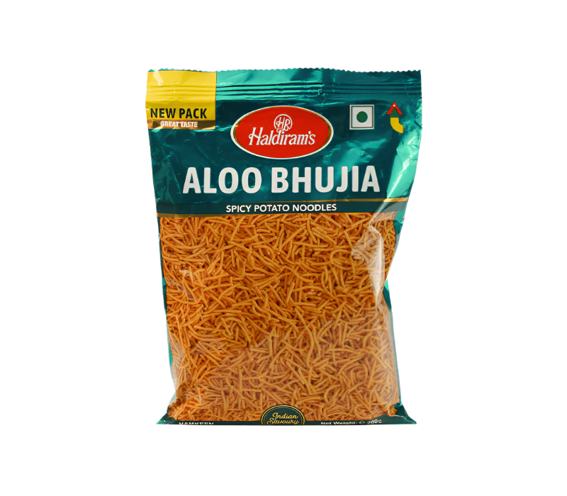 Haldiram’s Aloo Bhujia 200g – Spicy Indian Namkeen Snack | AnuHita Groceries