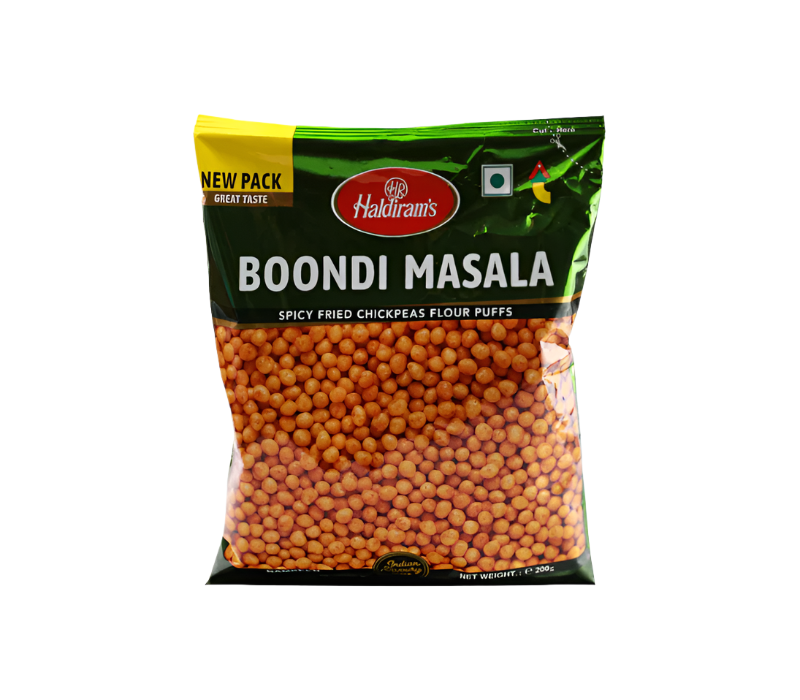 Haldiram’s Boondi Masala 200g – Spicy Crunchy Indian Snack Online at AnuHita Groceries