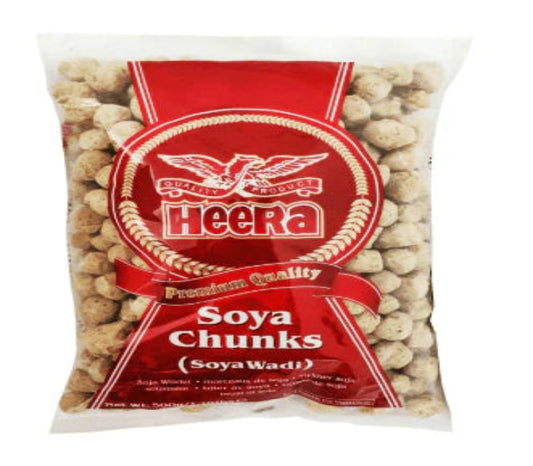 Heera Soya Chunks 250g – trusted vegetarian meat substitute from AnuHita Groceries - Germany