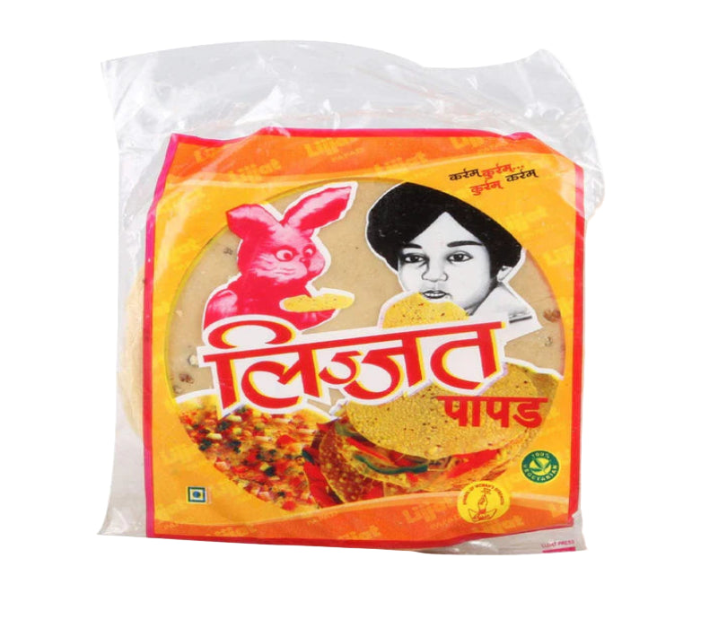 Lijjat - Authentic Indian urid papad for snacks