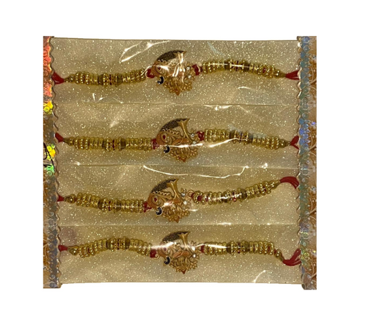 Sacred Rakhi Thread – Handcrafted Love for Your Brother 🧵❤️