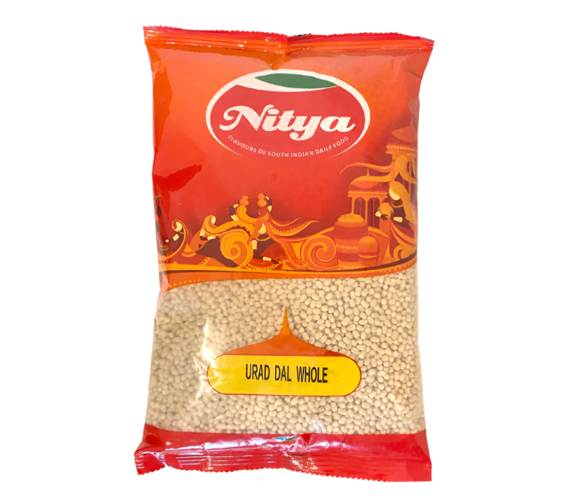 NITYA Urad Dal Gota – 1kg pack of whole white urad dal for Indian cooking and South Indian recipes